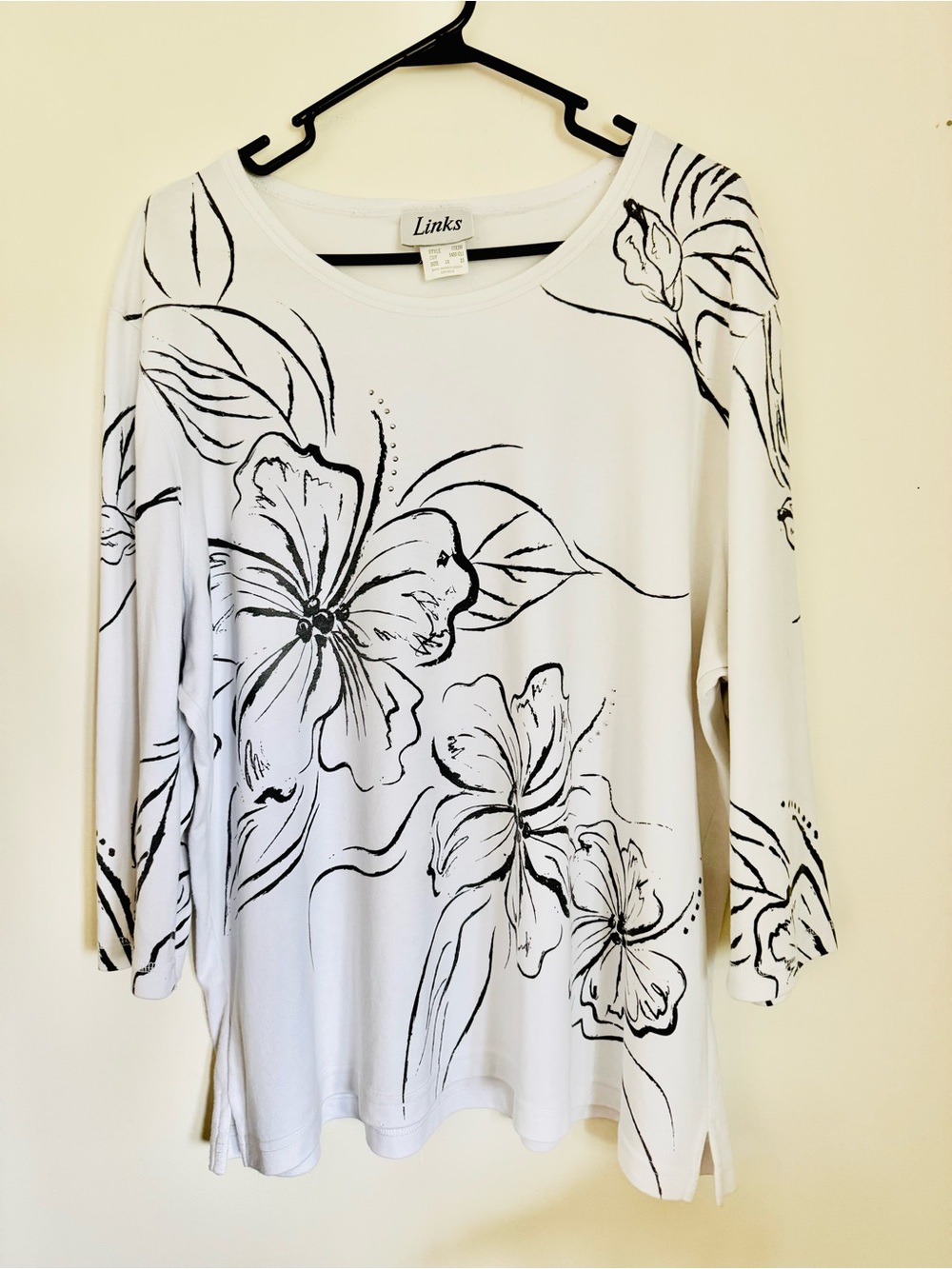 Links Women’s Pullover Top, Size 2X